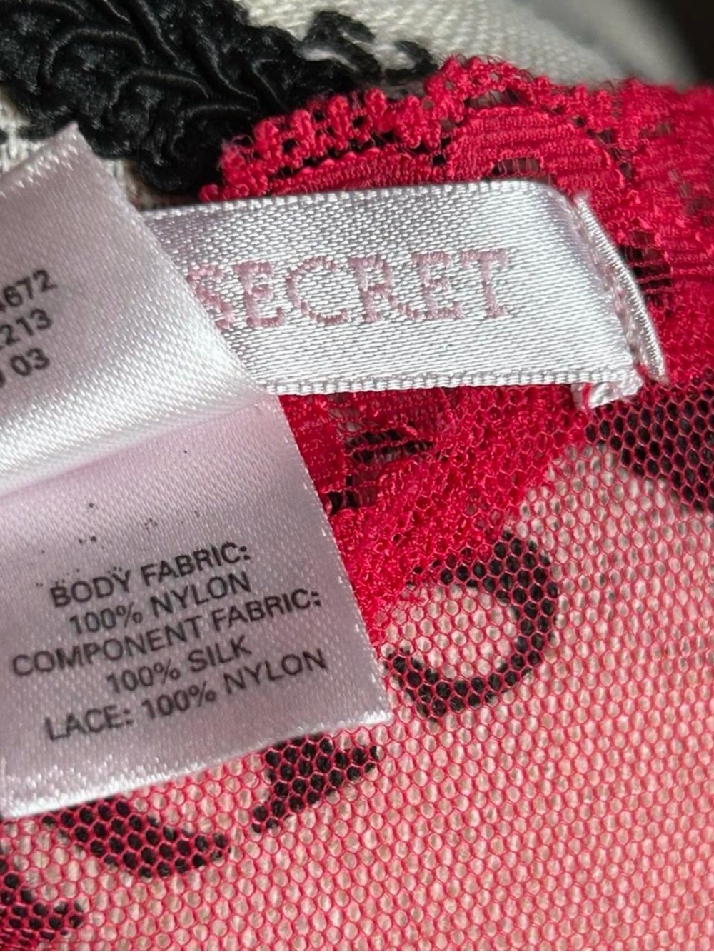 Victoria's Secret Hot Pink Sheer Lace Babydoll Chemise - Picture 8 of 8